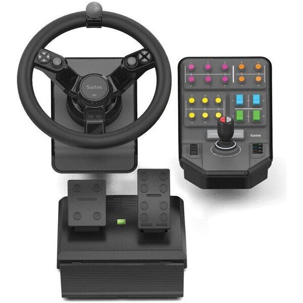 Logitech Lenkrad- und Pedale-Set G Saitek Farm Sim