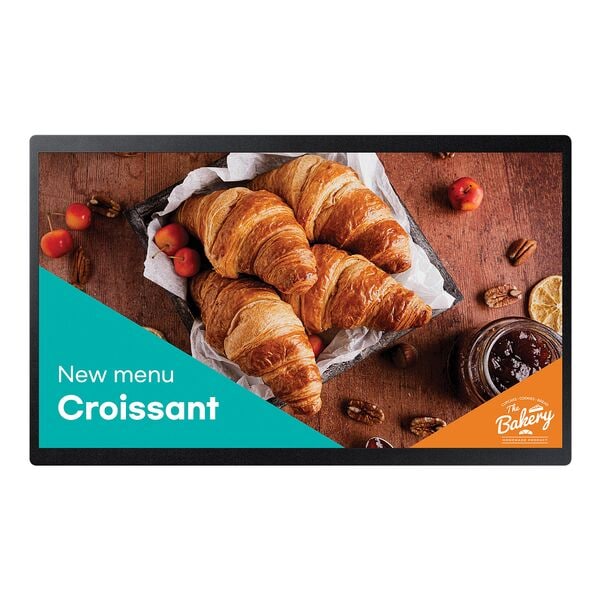Samsung LCD-Display »Smart Signage Display QB24C« 23.8 Zoll schwarz, 54.79x33.44x3.18 cm