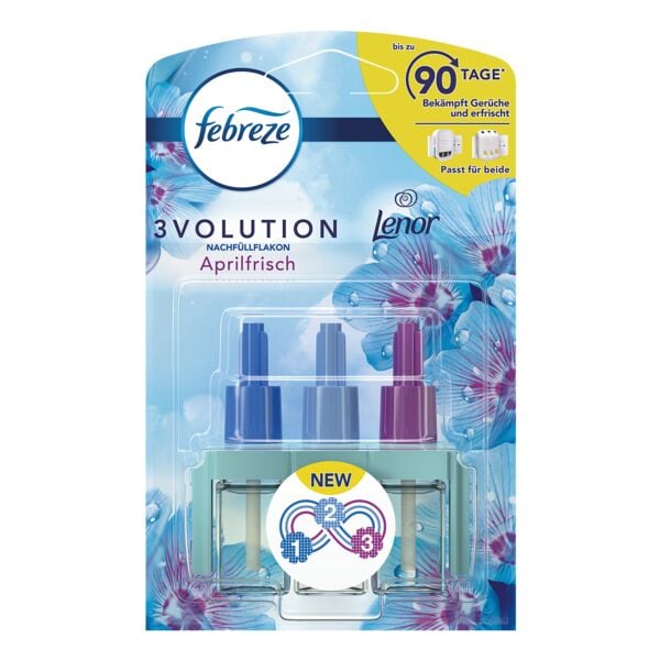 febreze Nachfüllflakon für Duftstecker »3Volution Lenor Aprilfrisch«