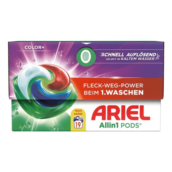 ARIEL Waschkapseln »All-in-1 Pods Color+« 19 WL