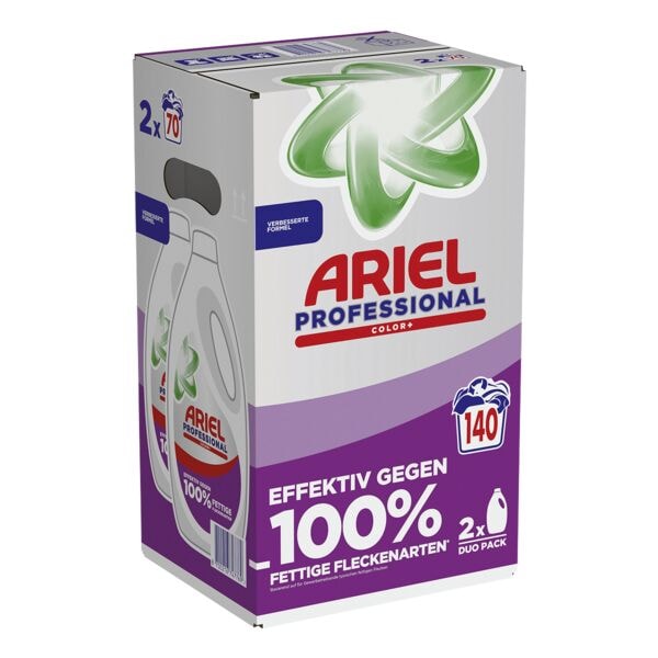 ARIEL Professional 2er-Pack Flüssigwaschmittel »Professional Color+« 70 WL