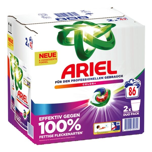ARIEL Doppelpack Colorwaschmittel Pods »Color+« 86 WL grün