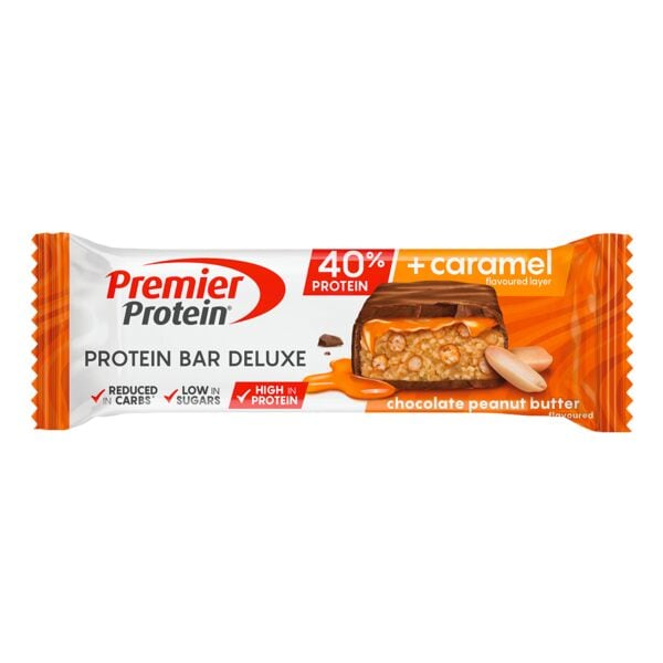 Premier Protein Proteinriegel Deluxe »Chocolate Peanut Butter - Karamell« 50g braun