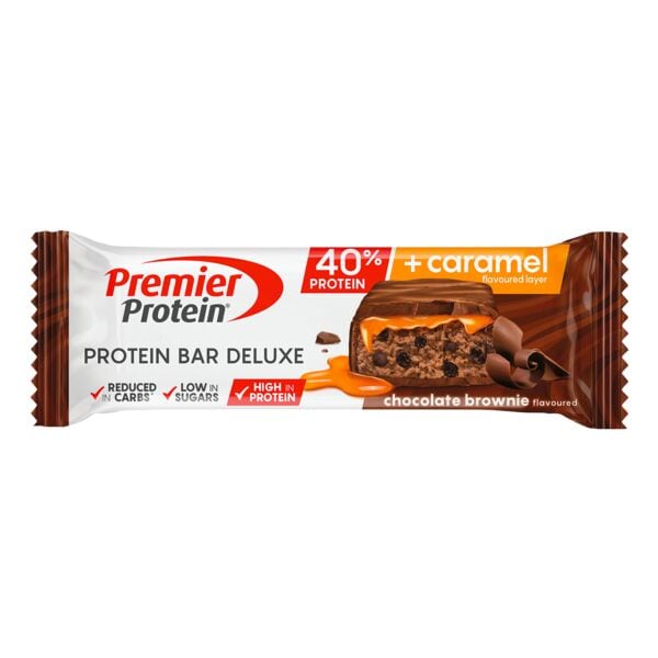 Premier Protein Proteinriegel Deluxe »Chocolate Brownie - Karamell« 50g braun