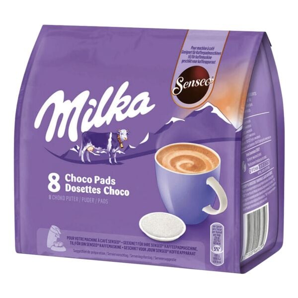 Senseo 8er Pack Milka Trinkschokoladen-Pads