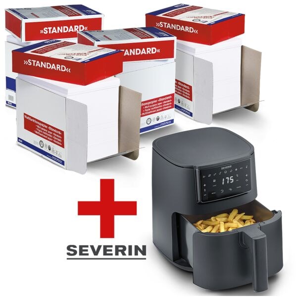 OTTO Office 4 Maxi-Boxen à 2500 Blatt Multifunktionales Druckerpapier »Standard« inkl. Heißl weiß