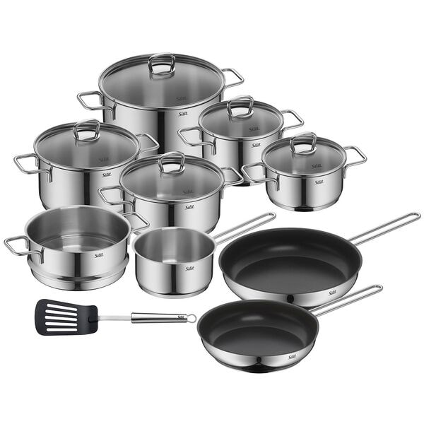 WMF Kochgeschirr-Set Silit Alicante 10-tlg. silber