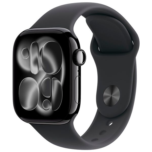 Apple Smartwatch Apple Watch Series 11 42 mm Aluminium (GPS) Sportarmband M/L schwarz, grün