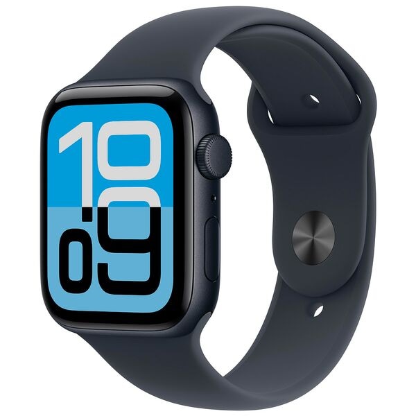 Apple Smartwatch Apple Watch SE3 44 mm Aluminium (GPS) Sportarmband M/L mitternacht