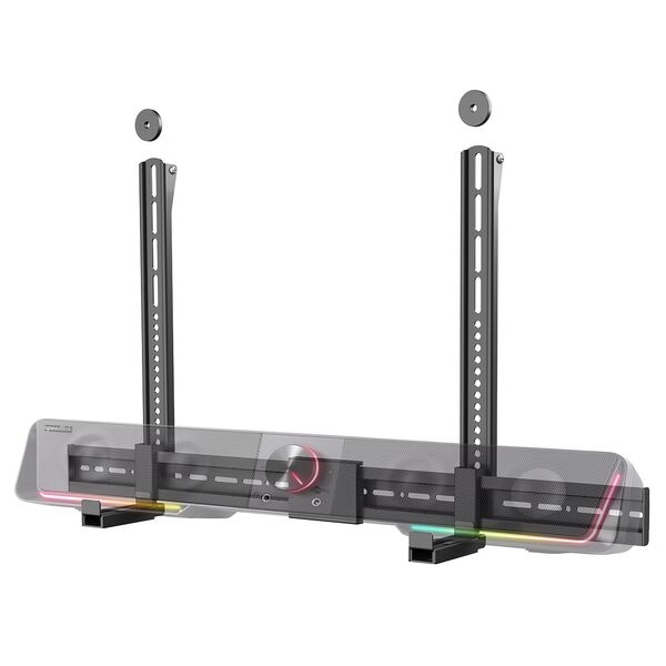 goobay Soundbar-Halterungen schwarz, 19.5x84.4x46.2 cm