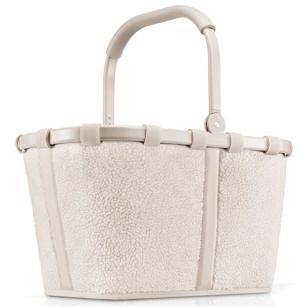 Reisenthel Einkaufskorb carrybag teddy sand, 48x29x28 cm