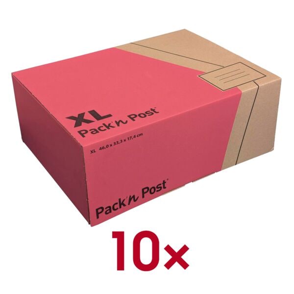Mayer-network Versandkartons XL 34,5/46,5/1,8 cm 10 Stück, 34.5x1.8x46.5 cm