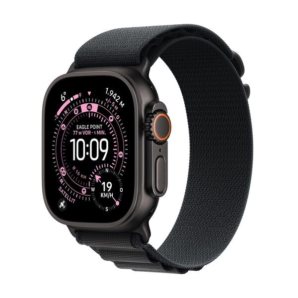 Apple Smartwatch Apple Watch Ultra 3 Alpine Loop Small Cellular + GPS 49 mm schwarz 40