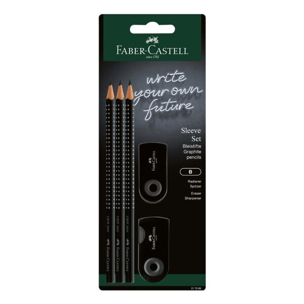 Faber-Castell Bleistift-Set »Sleeve Set black« schwarz
