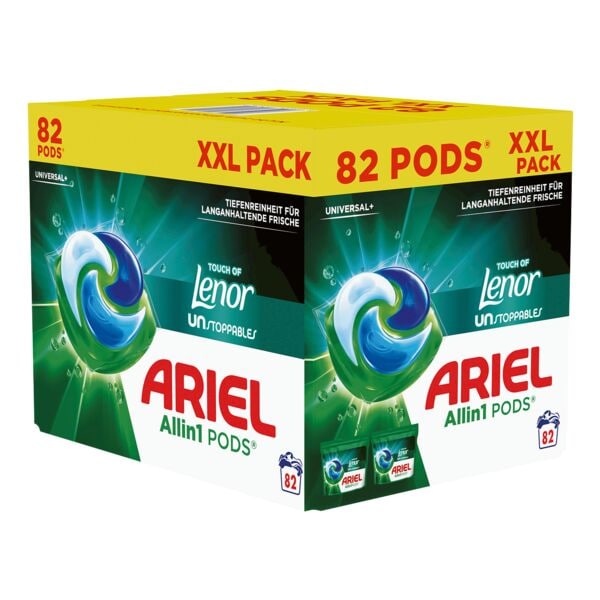 ARIEL Waschmittel »All-in-1 Pods Touch of Unstoppable« 82 Stück grün
