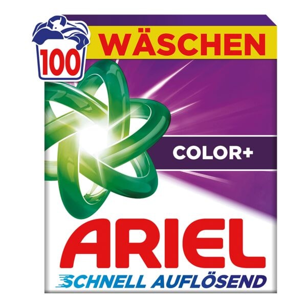 ARIEL Pulverwaschmittel »Color+« 5.03 kg - 100 WL weiß