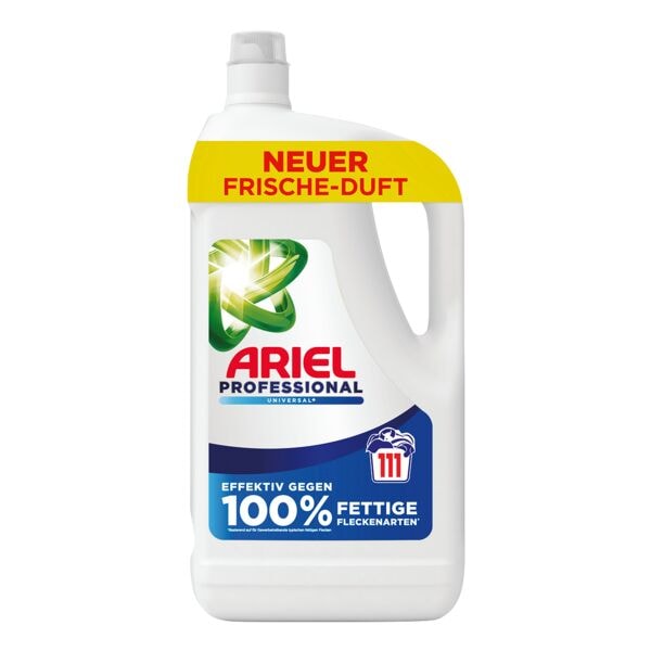 ARIEL Professional Flüssigwaschmittel »Professional Universal+« 4,995 L 111 WL weiß