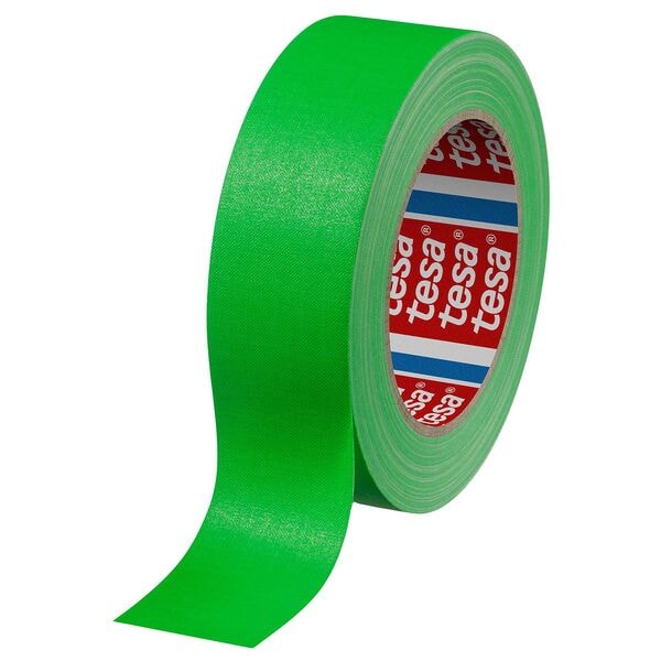tesa Gewebeband »4671 Neon« 50.0 mm/25.0 m grün, 5 cm