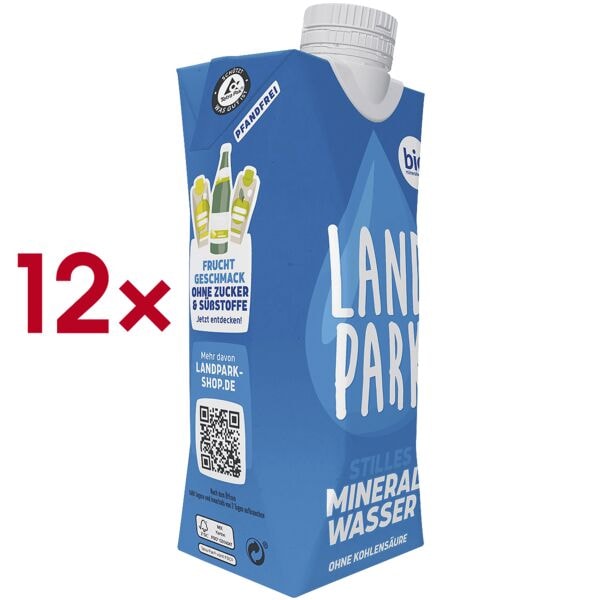 Landpark stilles Mineralwasser 12x 500 ml