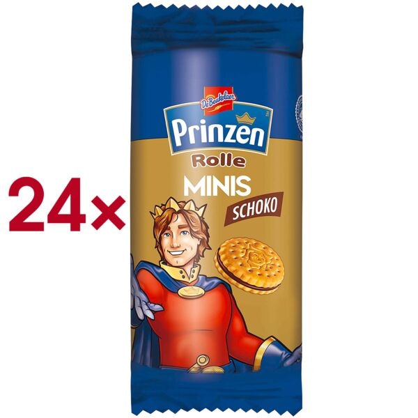 DeBeukelaer Prinzen Rolle Doppelkekse »Minis Schoko« Portionspackungen je 5 Kekse 24 Stück