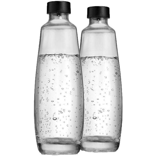 SodaStream Glaskaraffe »Duo Twinpack« 2x 1 Liter weiß