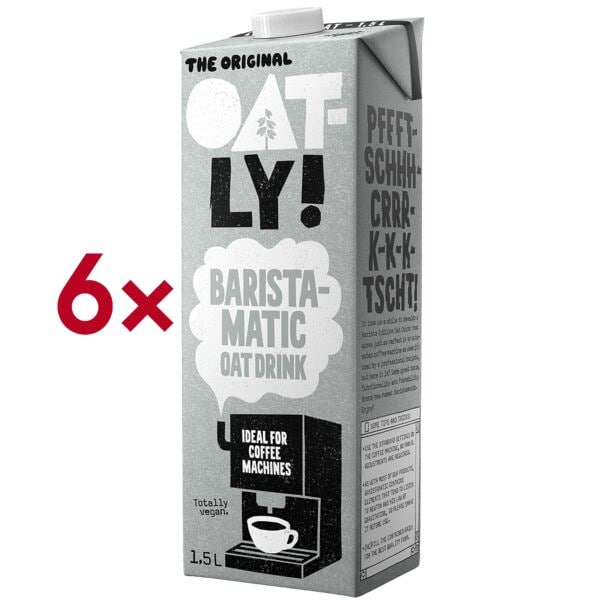 Oatly Haferdrink für Kaffeevollautomaten »Baristamatic« 6 Stück je 1,5 L