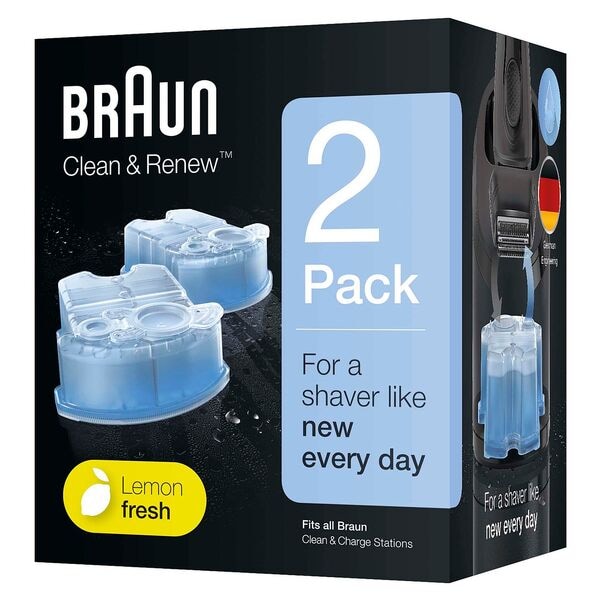 BRAUN Reinigungskartuschen für Rasierer »Clean & Renew CCR 2« 2er-Pack