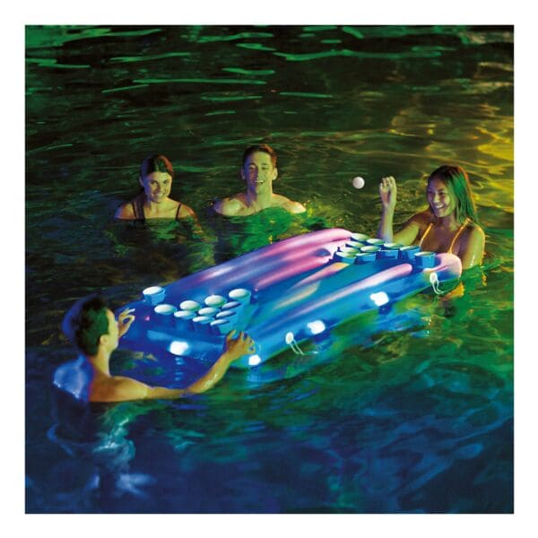 SummerWaves Luftmatratze »Bierpong« inkl. LED-Funktion, 84x19x160 cm