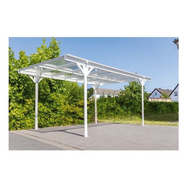 Westmann Carport »Helsinki« weiß weiß, 305x232x503 cm