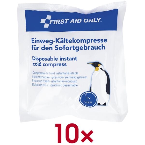 First Aid Only Einweg Kältekompressen 10 Stück