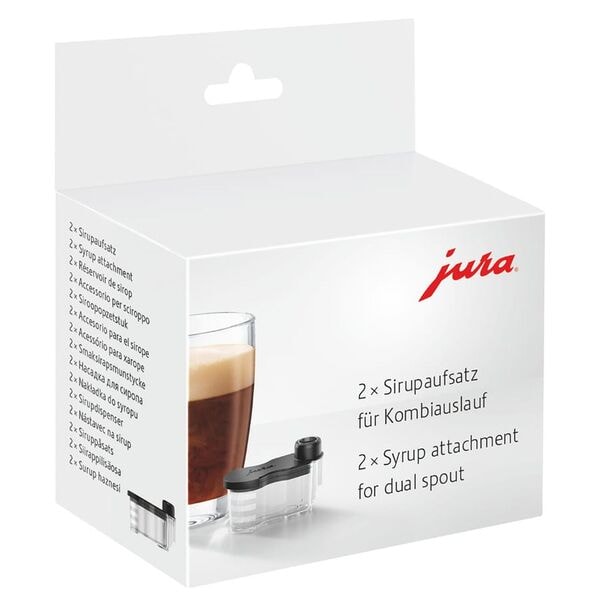 Jura Switzerland Sirupaufsatz für Kombiauslauf 2er-Set braun