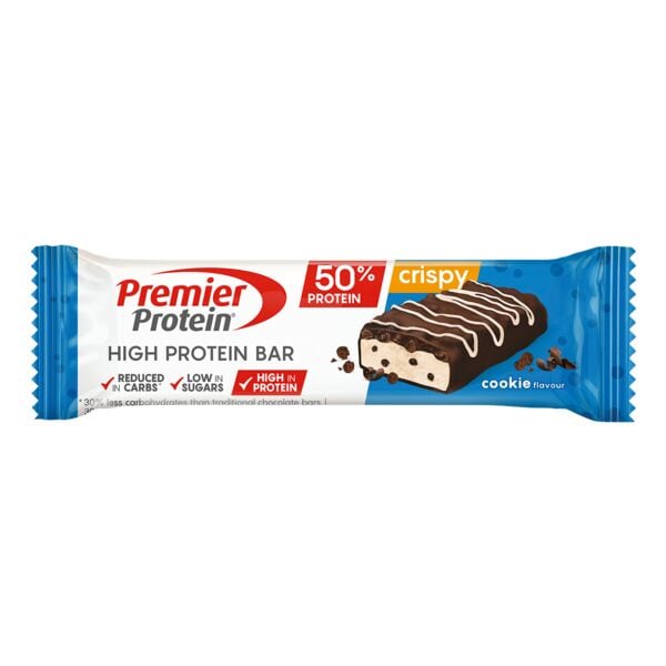 Premier Protein Kurzes MHD: Proteinriegel »Crispy Cookie - crispy« 40g