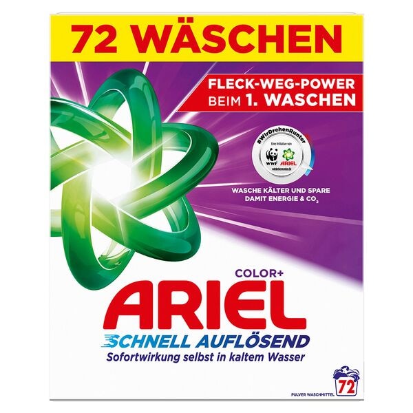 ARIEL Waschmittel »COLOR+« 72 WL weiß