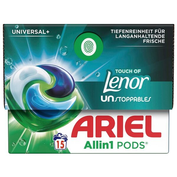 ARIEL Waschmittel »UNIVERSAL+ Allin1 PODS Lenor« 15 WL