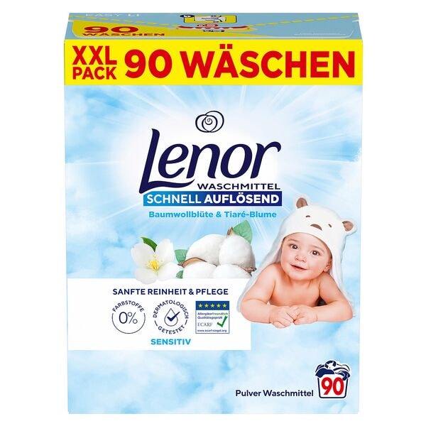 Lenor Waschmittel »SENSITIV« 90 WL