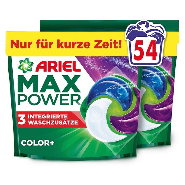 ARIEL Waschmittel-Pods »MaxPower UNIVERSAL+« 54 WL