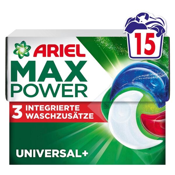 ARIEL Waschmittel-Pods »MaxPower UNIVERSAL+« 15 WL