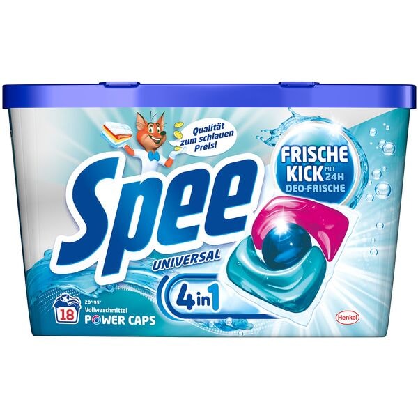 Spee Waschmittel-Pods »UNIVERSAL FRISCHE KICK« 18 WL