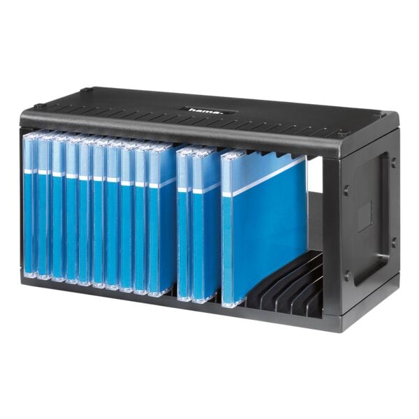 Hama CD-Rack für 20 CDs schwarz schwarz, 28.9x15.7x12.5 cm