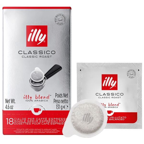 illy Kaffeepads »Classico E.S.E« 18 Tassenportionen braun