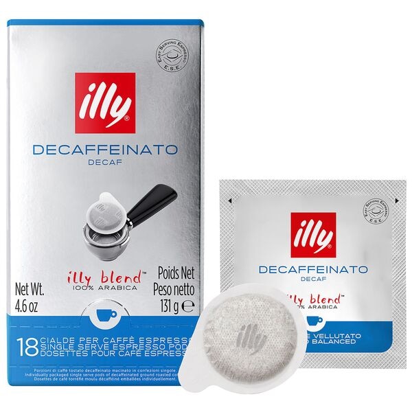 illy Kaffeepads »entkoffeiniert E.S.E« 18 Tassenportionen braun