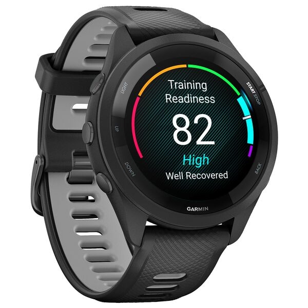 GARMIN Smartwatch GARMIN Forerunner 265 schwarz/hellgrau