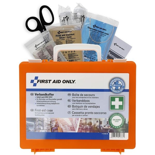 First Aid Only Verbandskasten DIN 13157, 26.7x20.9x9.4 cm
