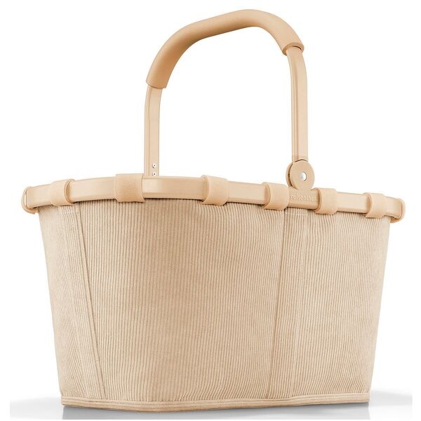reisenthel Einkaufskorb Carrybag frame cord sand 22 L, 48x29x28 cm