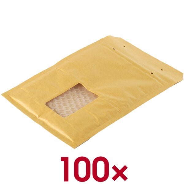 aroFol Luftpolster-Versandtaschen »win Gr. 4« 100 Stück braun, 20x27.5 cm