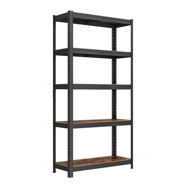 Songmics Schwerlastregal 5 Fachböden je 130 kg 75 x 30 x 150 cm schwarz, 75x150x30 cm