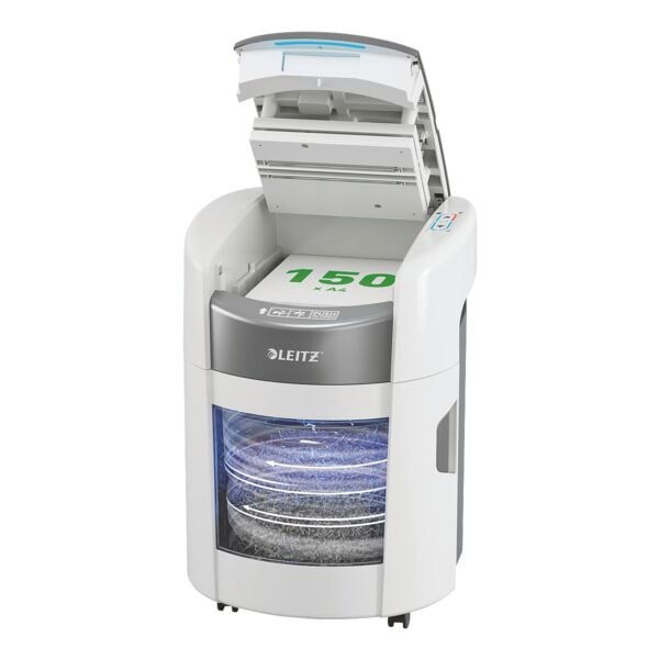 Leitz Aktenvernichter »OptiMax Autofeed Home Office 150« weiß, 22.5x55.8x43.6 cm