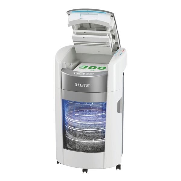 Leitz Aktenvernichter »IQ OptiMax Autofeed Office 300« weiß, 22.5x72.7x44.4 cm