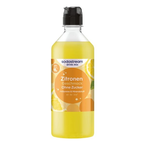 SodaStream Getränkekonzentrat »Zitrone - ohne Zucker« 440 ml gelb