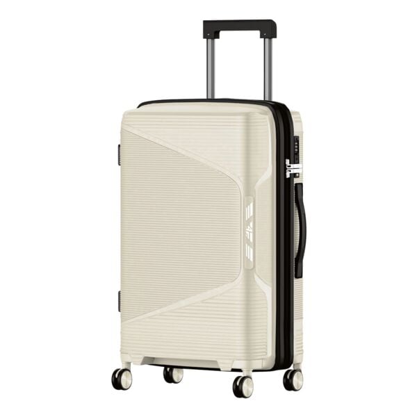 4FLY Hartschalen-Reisekoffer »Linea Lux« L - 61 L beige, 42x64x26 cm